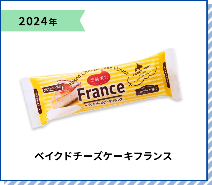 2024年 ベイクドチーズケーキフランス