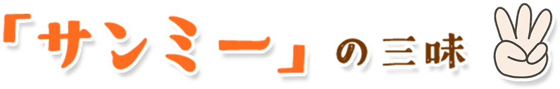Concept サンミーの「三味」