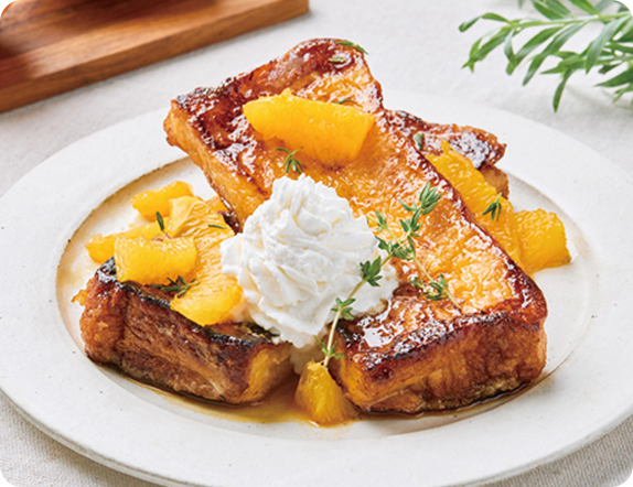 キャラメルオレンジフレンチトースト