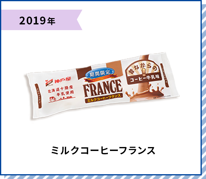 2019年 ミルクコーヒーフランス