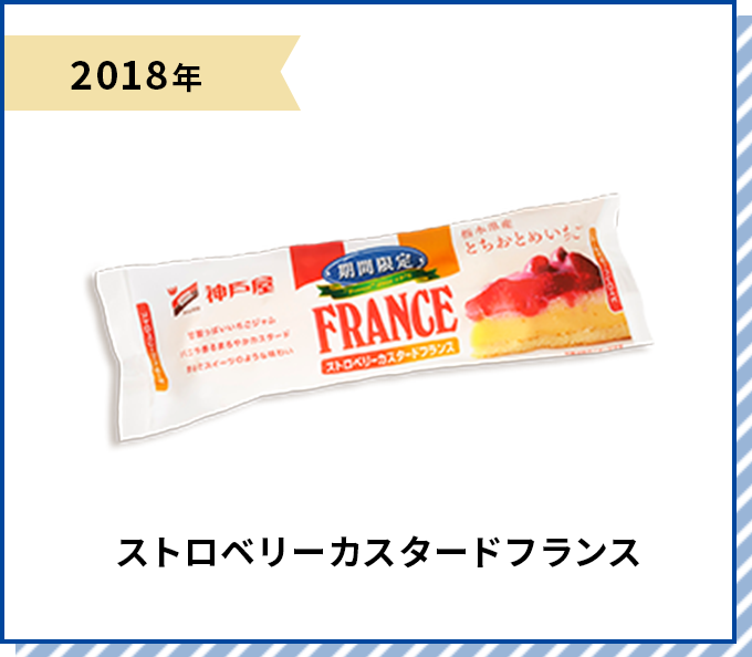 2018年 ストロベリーカスタードフランス