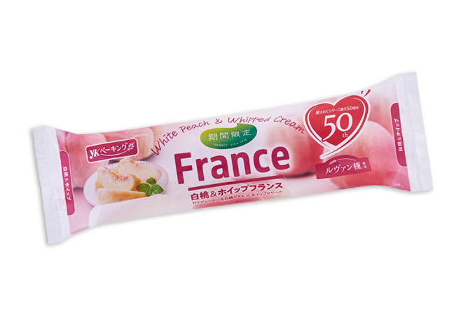 白桃＆ホイップフランス