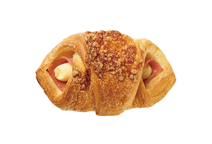 ゴーダチーズとハムのクロワッサン